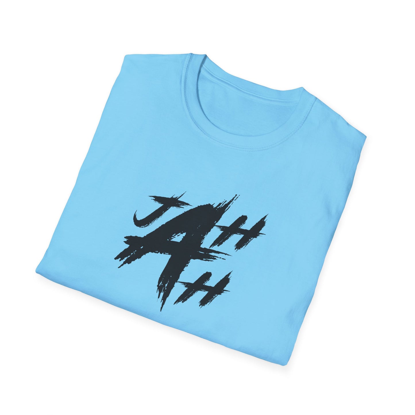 'JAH JAH' Unisex Softstyle T-Shirt - Inspirational Graphic Tee for Everyday Casual Wear