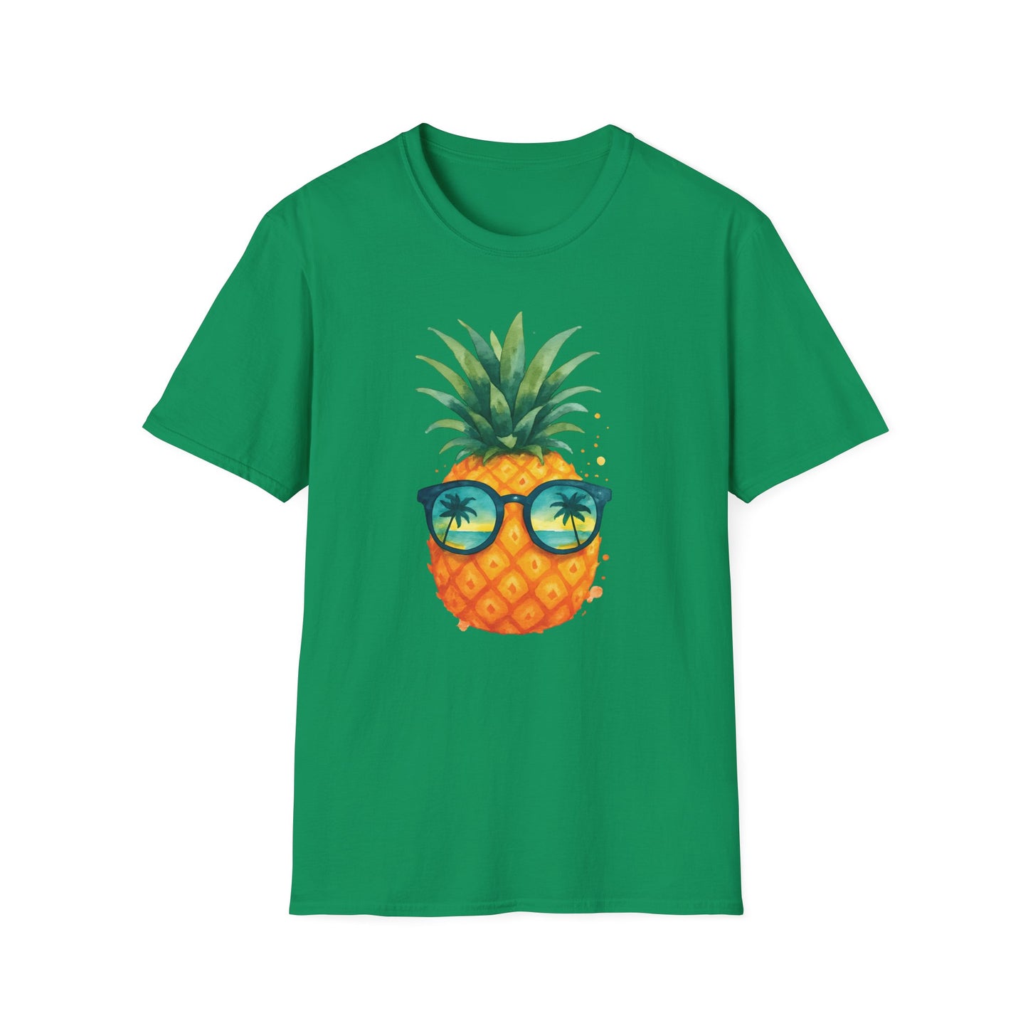 Cool Pineapple Sunglasses T-Shirt | Summer Vibes, Beachwear, Gift for Pineapple Lovers, Tropical Party Outfit, Unisex Tee