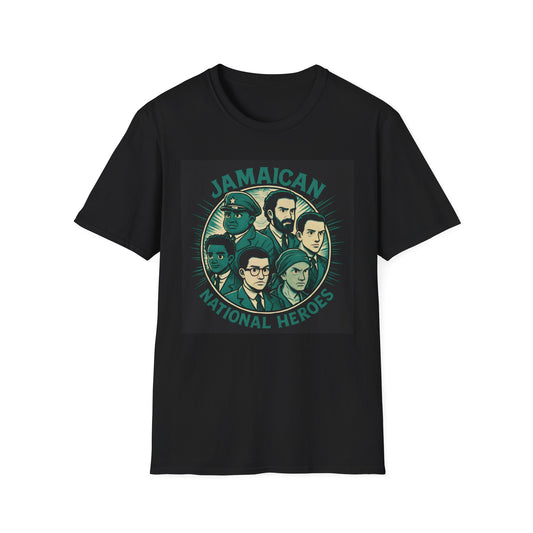 Jamaican National Heroes - T-Shirt, Unisex Tee, Black History Month, Gift for Culture Lovers, Casual Everyday Wear, Heritage Pride