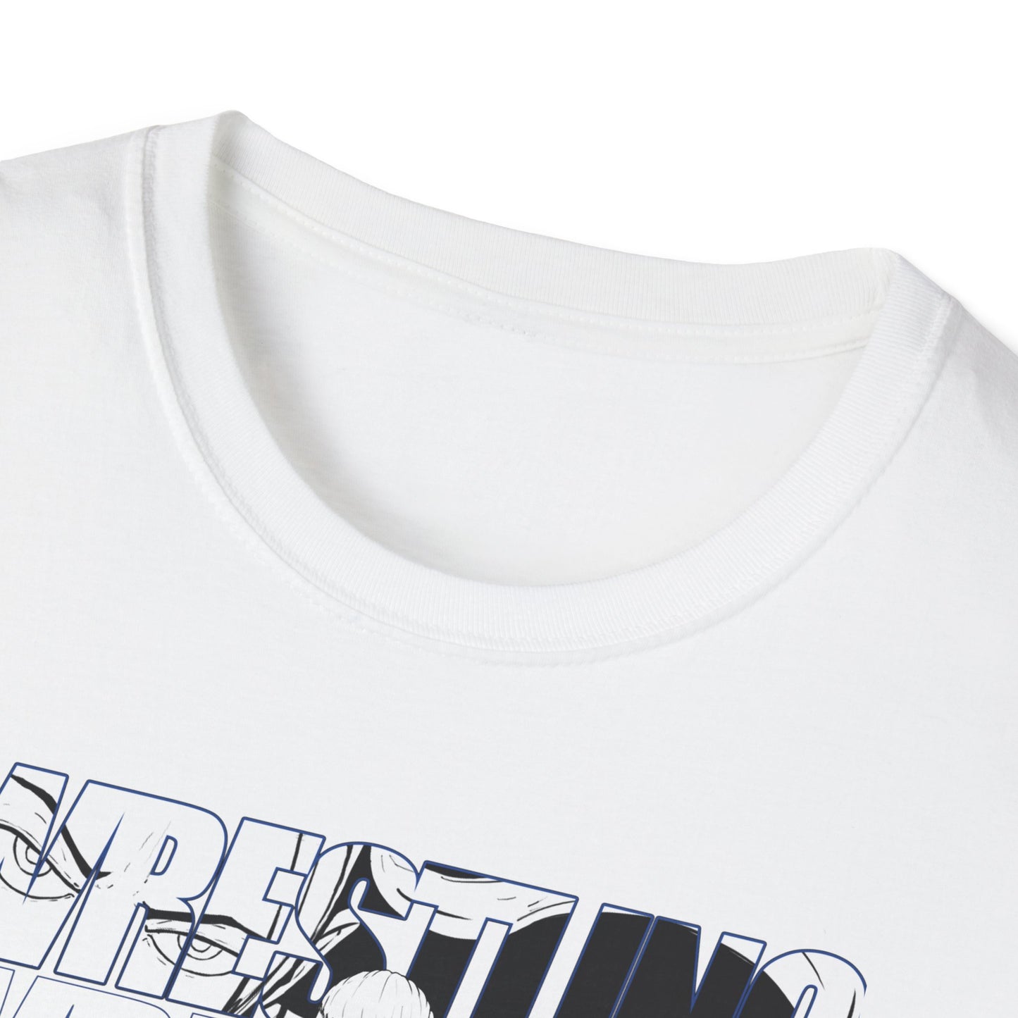 Wrestling Male Design Graphic Unisex Softstyle T-Shirt - Perfect for Sports Enthusiasts