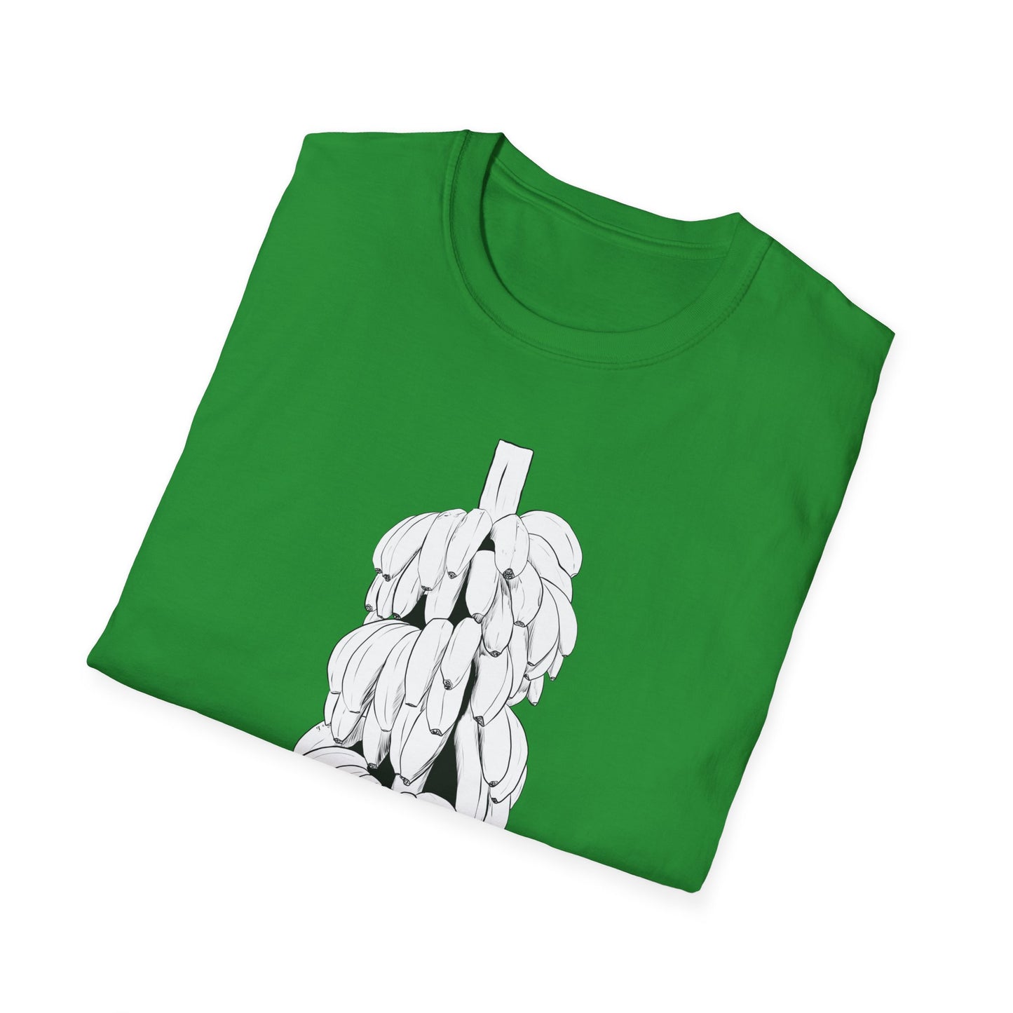 Banana Illustration Unisex Softstyle T-Shirt - Fun Fruit Graphic Tee for Casual Wear