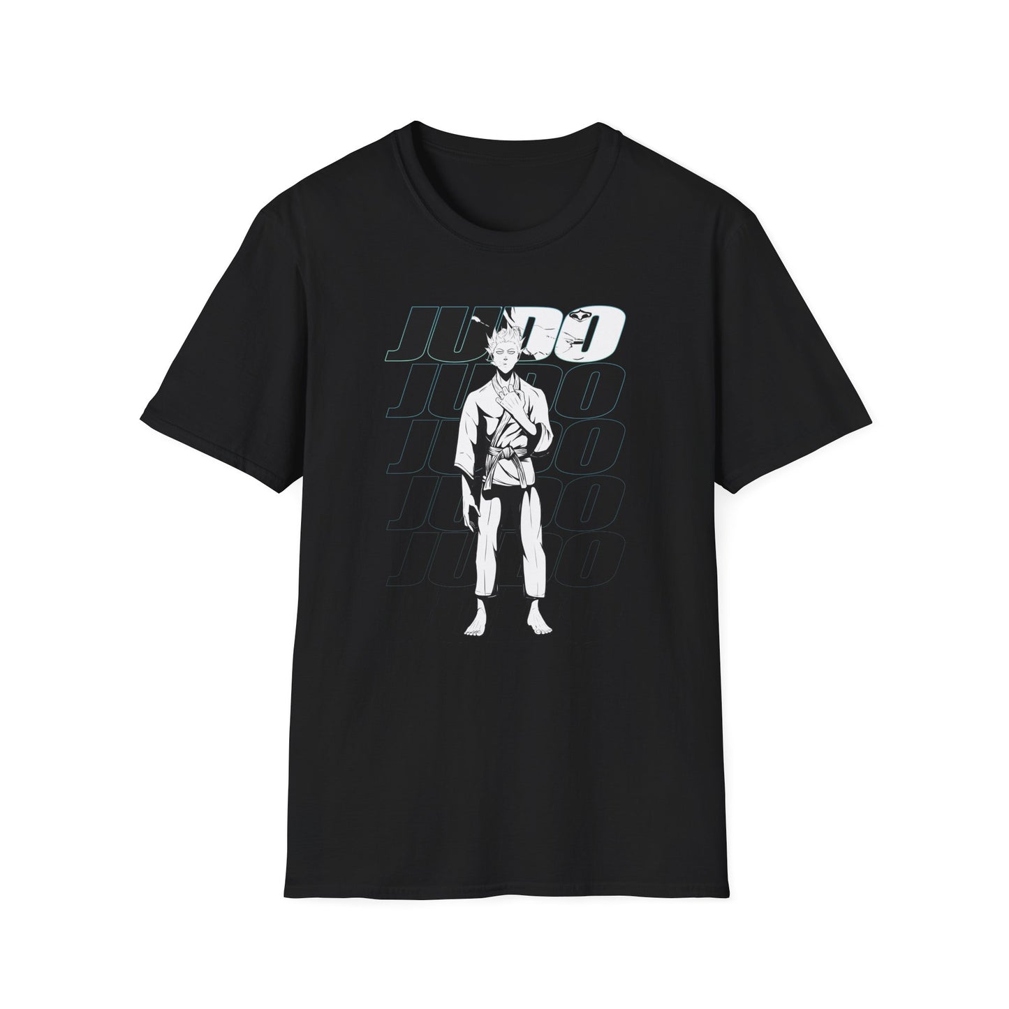 Judo Male Graphic - Unisex Softstyle T-Shirt - Perfect for Martial Arts Enthusiasts