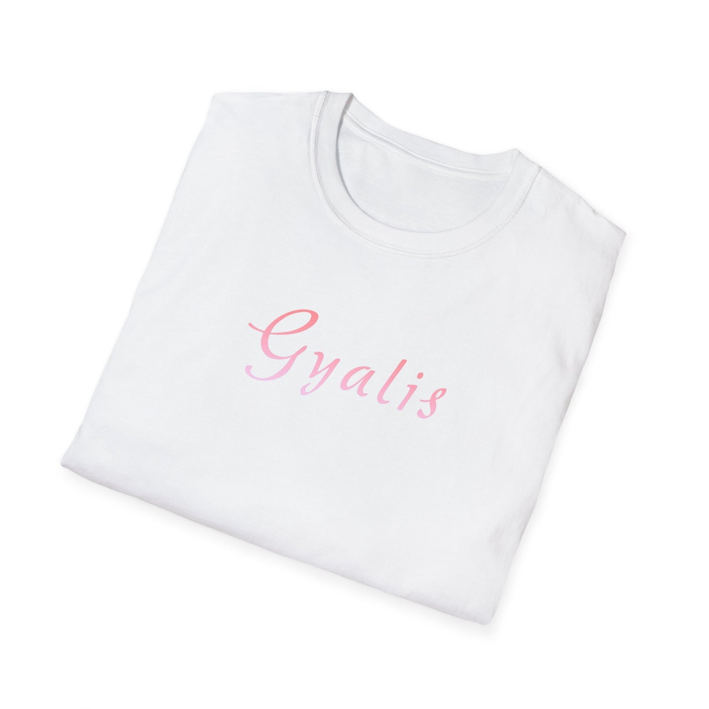 'Gyalis' Unisex Softstyle T-Shirt - Trendy Casual Tee for Everyday Wear