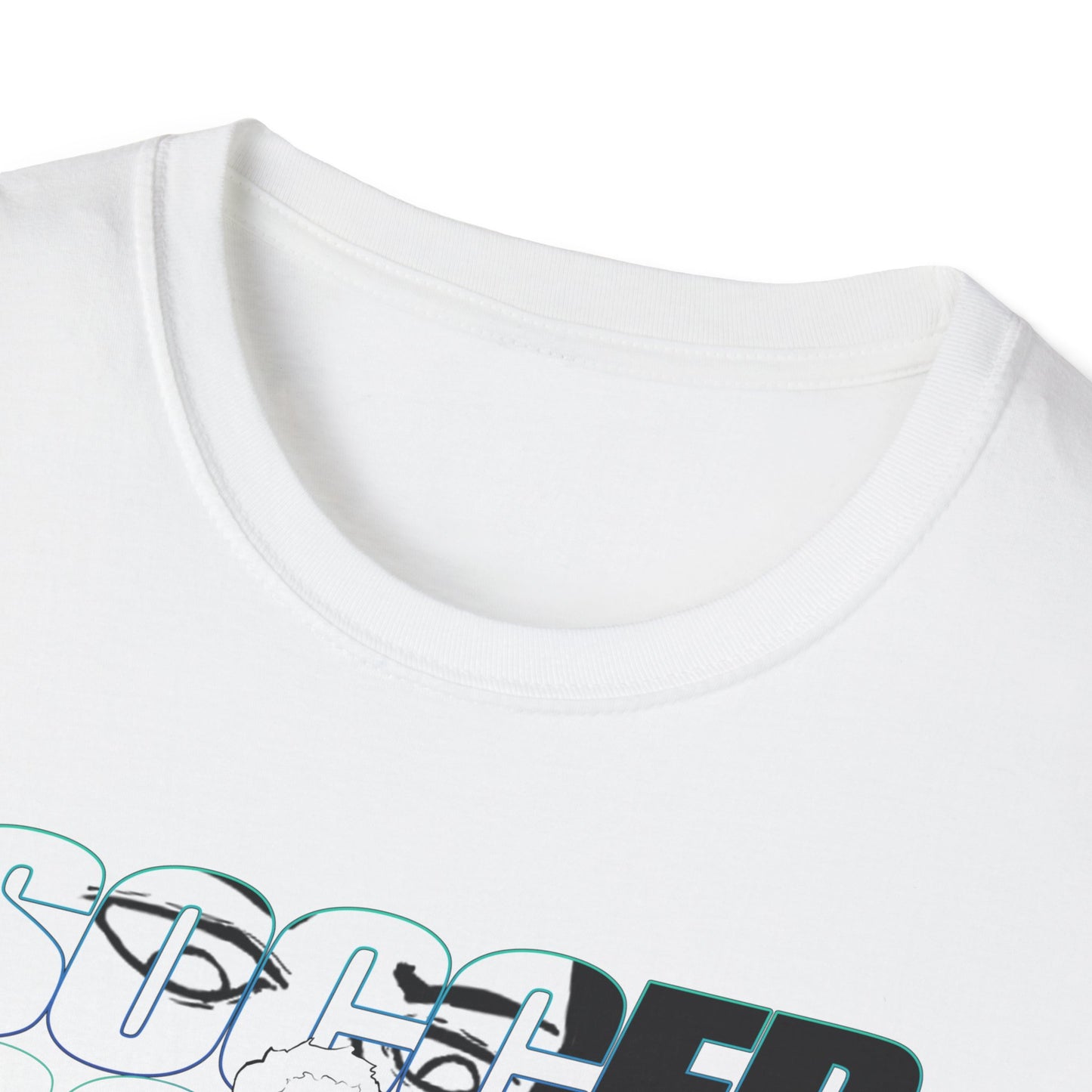 Soccer Male Design Unisex Softstyle T-Shirt