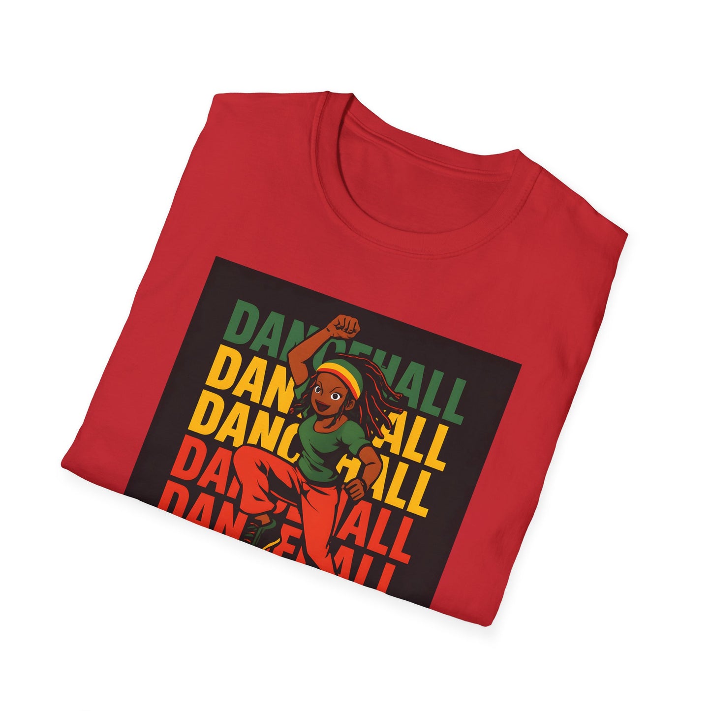 DanceHall Unisex Softstyle T-Shirt, Reggae Vibe Tee, Music Festival Top, Party Apparel, Gift for Music Lovers, Casual Wear