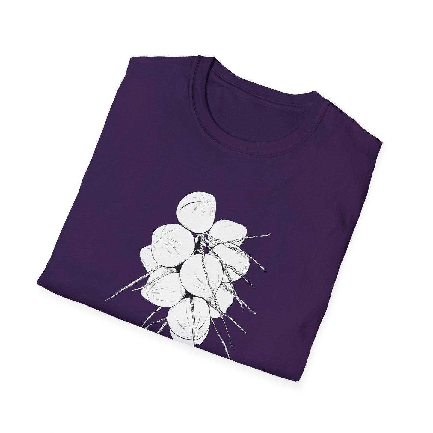 Coconuts Illustration Unisex Softstyle T-Shirt
