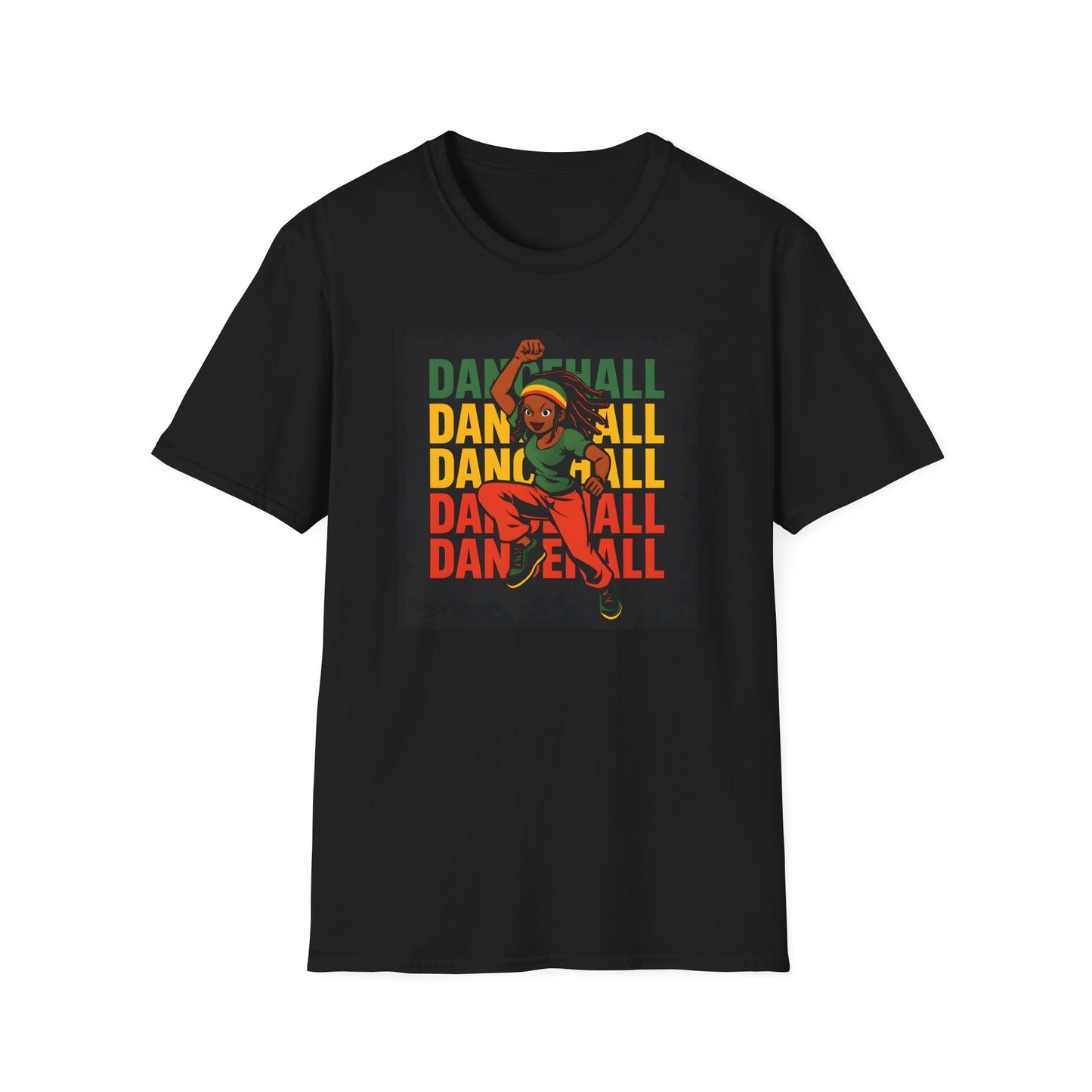 DanceHall Unisex Softstyle T-Shirt, Reggae Vibe Tee, Music Festival Top, Party Apparel, Gift for Music Lovers, Casual Wear