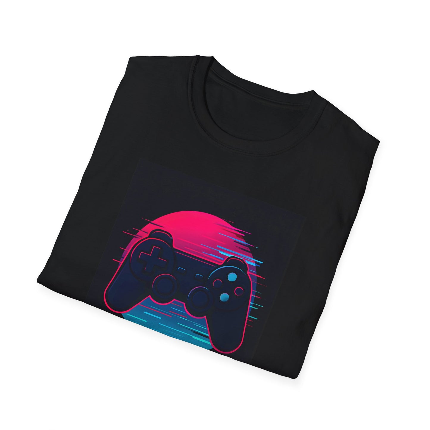 Retro Game Head -  Unisex T-Shirt, Perfect for Gaming Events, Birthdays, Casual Wear, Gifts for Gamers, Comfortable and Stylish