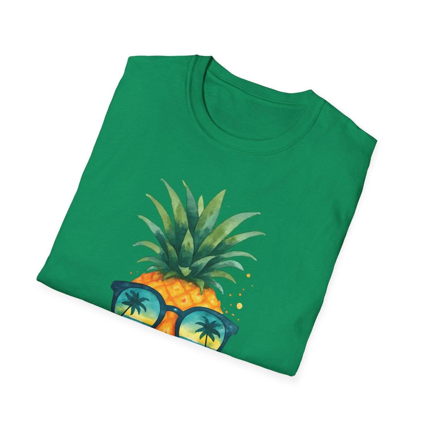 Cool Pineapple Sunglasses T-Shirt | Summer Vibes, Beachwear, Gift for Pineapple Lovers, Tropical Party Outfit, Unisex Tee