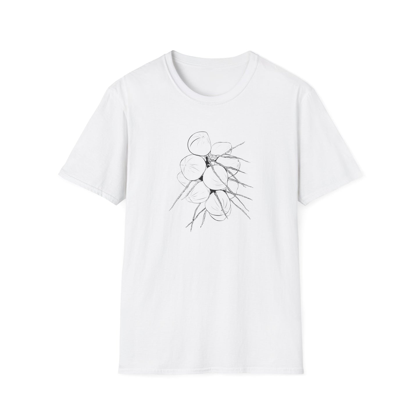 Coconuts Illustration Unisex Softstyle T-Shirt