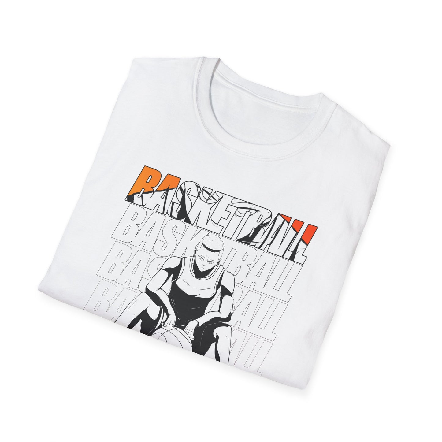 Basketball Male T-Shirt - Sporty Graphic Tee for Athletes & Fans