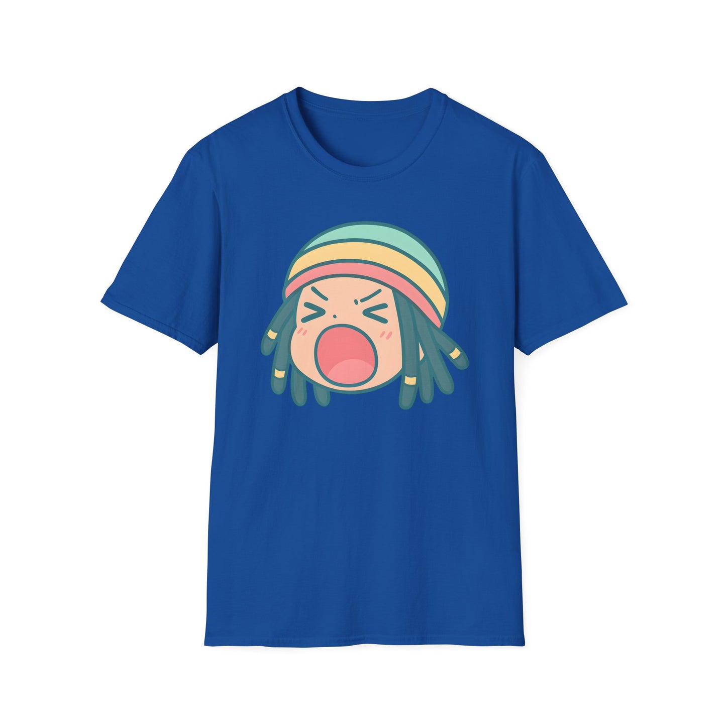 Rasta Chibi - Vibrant Expressive T-Shirt, Fun Graphic Tee, Casual Unisex Shirt, Gift for Music Lovers, Everyday Wear, Summer Style
